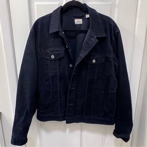J Crew Black Corduroy Jacket
